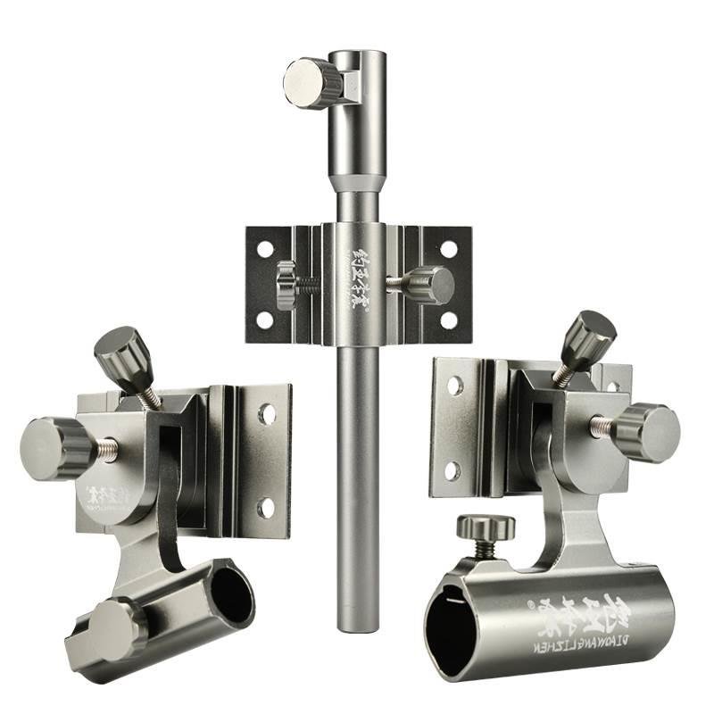 3 sets of aluminium magnesium alloy-plug-in bait-shelf-basket-barrel umbrella gear for fishing box fittings